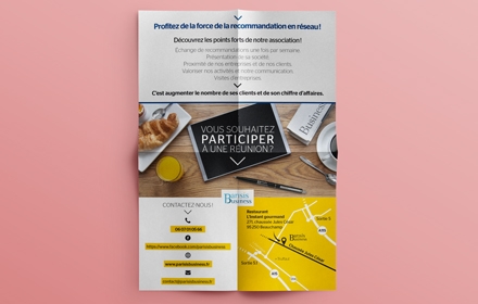 Parisis Business Création d'un flyer