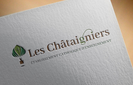 Les Châtaigniers Création du logo