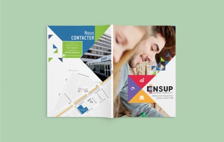 ENSUP Création d'une brochure